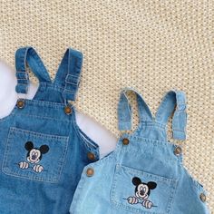 . 100% Cotton Denim: Eco-friendly, breathable and Hypoallergenic material. Care: Machine wash on low or delicate. Dry on gentle or low. Perfect Gift for birthdays, holidays, or just to make any day special for the little one in your life Baby Boy 1st Birthday Outfit, Infant Outfits, Toddler Fits, Overall Romper, Denim Baby, Denim Embroidery, Toddler Romper