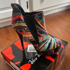 Brand New In Box Never Worn Shoe Show, Summer Shoes, Black Red, Bootie Boots, Ankle Boots, Black And Red, Women Shoes, Brand New, Boots