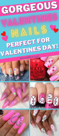 Valentine Nail Designs Easy, Valentines Nail Ideas Nailart, Nail Designs Valentines French | Valentine's Day Nail Designs To Fall In Love With #valentinesday #nailart #nails Valentines Nail Ideas, Valentine Gift For Daughter, Hand Modeling, Galentine's Party, Valentines Day Nail Art, Almond Nails French, Gifts 2021, Valentines Nail, Valentines Day Nail