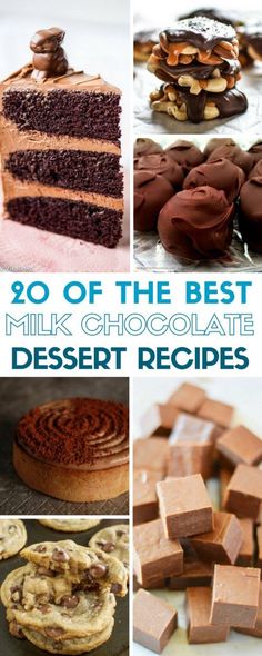 the best milk and chocolate dessert recipes