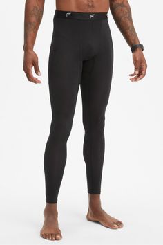 The Baselayer Full-Length Tight FL2 black male Activewear >> Mens >> Bottom >> Tights >> Full Length Tights regular Running 4-Way Stretch/Anti-Stink/Breathable/Hidden Pockets/Lightweight Feel/Sweat Wicking Black Shadow, Eco Fashion, Mens Activewear, Base Layer, Classic White, Mens Bottom, Black Men, Make It, Full Length