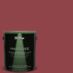 behr marquee paint in yellow and green with the words marquee on it