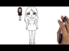 Doll Sketches, Doll Drawing, Inspiring Spaces, Learn To Draw, Beautiful Dolls, Youtube Channel, To Draw