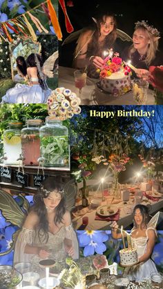 26 Birthday Theme Ideas, Fairy Birthday Party Ideas Adults, Witchy Birthday Party, Whimsical Picnic, Witchy Birthday, Fairy Theme Birthday Party, 26 Birthday, Fairy Garden Birthday Party, Fairy Tea Parties