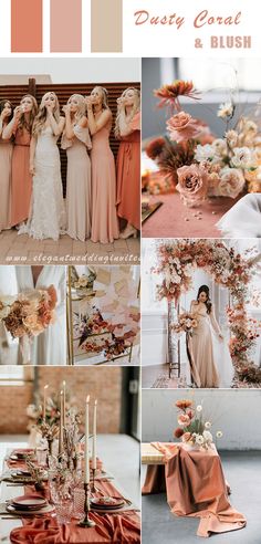 the color palette is dusty coral and blush