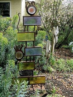 Remarkable & Fabulous Garden Sculpture DIY Design Ideas Peony Garden, Metal Art Sculpture, Outdoor Sculpture, Garden Bed