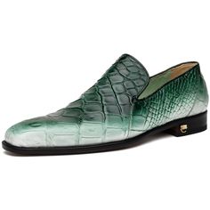 Mauri Montecarlo 1044-3 Men's Shoes White & Brilliant Green Full Body Alligator Slip-On Loafers (MA5597) Material: Body Alligator Color:White Outer Sole: Leather Hand-Painted Full Alligator Upper Genuine Allgator Green Finished on White Alligator Comes with original box and dustbag Made In Italy 1044-3-WHITE-GREEN Note: We exclusively offer in-stock exotic items for shipping within the United States. For international orders, we kindly request that customers consider special ordering Blue Loafers, Love Affair, Handmade Shoes, Full Body, Alligator, Bag Making, Dust Bag, Men's Shoes, Loafers