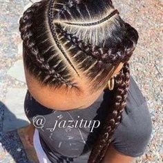 Feed In Braids Hairstyles, Feed In Braid, Girls Braids, Cornrow Hairstyles, African Braids Hairstyles