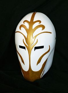 Gold Jedi Tample mask is great addition to the mask collection, It was hand painted to have a nice finish. If you want other color please don't hesitate to contact me. It's very comfortable with elastic straps at the back to hold it on. This is Painted, varnish finished product. This model is perfect for cosplayers. It can be a good gift to your friend (a fan of the game)! Dimensions: 270mm x 180mm x 120mm If you would like to see my other items, please go to this listing https://www.etsy.com/ru Handmade Fantasy Masks For Cosplay Events, Themed Masks For Masquerade And Cosplay Events, Themed Masquerade Mask For Cosplay Events, White Fantasy Masks For Halloween, White Masks For Halloween Fantasy Events, Fantasy Masks And Prosthetics For Cosplay, White Full Face Mask For Cosplay Events, White Full Face Mask For Cosplay, White Masks And Prosthetics For Masquerade And Cosplay