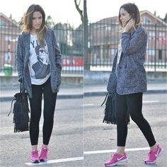 Pink Trainers Outfit, Outfit Tenis, Pink Concert, Trainers Outfit, Black Jeans Outfit, Tenis Nike