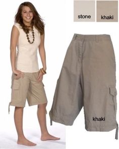 {Lifestyle} Ultimate Guide: Knee-length Shorts - LDS Living Knee Length Shorts Outfits, Knee Length Shorts For Women, Long Shorts For Women, Cargo Pants Summer, Honeymoon Fashion, Tall Women Fashion, Lds Living, Style Analysis