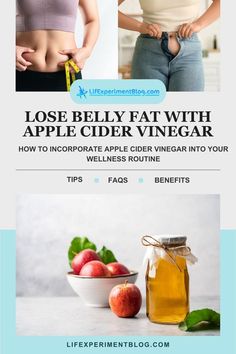 Two images of people squishing their belly fat and another image of apple cider vinegar. Wellness Routine, Cider Vinegar, Lose Belly, Health Wellness, Apple Cider Vinegar, Lose Belly Fat, Apple Cider, Belly Fat, Fat Loss