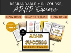 ADHD Success Formula Done for You Ebook & Guide for ADHD Coach, Life Coach, Wellness Coach,meditation Coach, ADHD Therapist, Psychologists - Etsy Malaysia Ebook Design