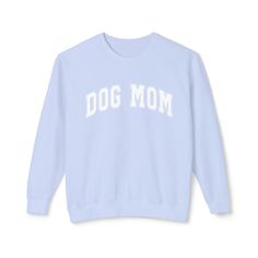 Get cozy and show off your dog mom status in our varsity crewneck sweatshirt. The soft material and playful Anine Bing-inspired design make it the perfect gift for any dog mom (or yourself!) .: 100% ring-spun cotton.: Light fabric (6.4 oz/yd² (217 g/m²)).: Relaxed fit.: Sewn-in twill label Fall Cotton Sweatshirt With Dog Print, Long Sleeve Cotton Sweatshirt With Dog Print, Casual Crew Neck Sweatshirt With Dog Print, Cotton Dog Print Sweatshirt For Fall, Winter Cotton Sweatshirt With Dog Print, Varsity Crewneck, Mom Status, Mom Gift Ideas, Mom Crewneck