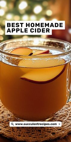 the best homemade apple cider recipe