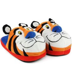 Brand New Never Been Worn, In Original Packaging. Super Cute Iconic Tony The Tiger Design. Size: Medium, Fits 6.5/7 Unisex Design Tony The Tiger, Cozy Slippers, Branded Caps, Pajama Outfits, Cold Morning, Tiger Design, Craft Brewery, Slippers Cozy, The Tiger