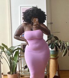 Strapless Dress Hairstyles, Dress Hairstyles, Curvy Girl Fashion, Curvy Fashion, Look Fashion, Plus Size Fashion