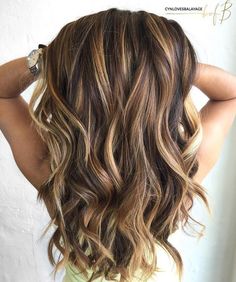 Long Brown Hair With Caramel Highlights Caramel Hair Highlights, Brown Hair With Caramel Highlights, Vlasové Trendy, Caramel Hair, Highlights Brown Hair, Long Brown Hair, Brown Hair With Highlights