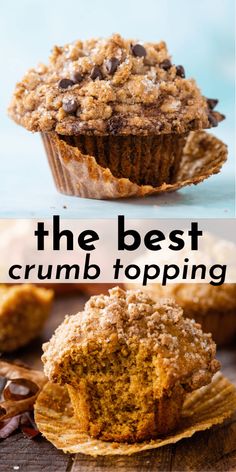 the best crumb toppings for muffins