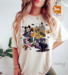 Mickey And Friends T-shirt, Halloween T-shirt, Disney Halloween T-shirt, Spooky T-shirt