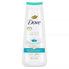 Dove Care And Protect Antibacterial Body Wash, 20 Oz, 3 Pack;UPC:011111025837 Antibacterial Body Wash, Liquid Body Wash, Dove Body Wash, Gentle Skin Cleanser, Antibacterial Soap, The Dove, My Tattoo, Shower Routine, Skin Cleanser Products