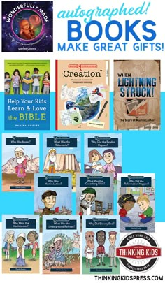 an image of children's books with the title, how to make great gifts