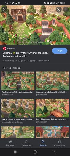 the animal crossing game is shown in this screenshote screen shot from an iphone