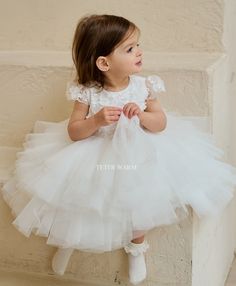 Teter Warm Couture Baptism Christening Special Occasion Lace Tulle Dress Baby Christening Outfit, Communion Veils, Girls Communion Dresses, Girls Crown, Flower Girl Crown, Crystal Belt, Christening Outfit, Girls Pageant Dresses, Baptism Dress