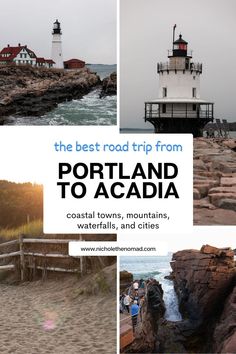 the best road trip from portland to acadia coastal towns, mountains, waterfalls and cities