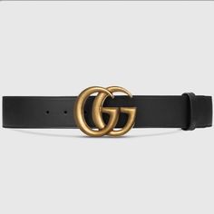 Pretty Much Brand New. Got A Little Dust Bag That Comes With It. I Got A Size 80cm In 1.5” Width. Had It Adjusted, So I Can Wear It High Waisted. My Waist Is 25.5inches. Will Fit An Xs-M Size In My Opinion. This Is A 100% Authentic Gucci Belt. No Damage Or Scratches Of Any Kind. The Buckle Is Not Shiny. Designer Black Belts With Gold-tone Logo Plaque, Designer Black Belt With Gold-tone Logo Plaque, Chic Black Belt With Gold-tone Logo Plaque, Gucci Formal Belt With Metal Logo, Elegant Black Belt With Gold-tone Logo Plaque, Chic Gucci Belt For Formal Occasions, Elegant Gucci Leather Belt, Gucci Luxury Belts For Formal Occasions, Luxury Gucci Belts For Formal Occasions