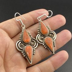 Vintage Handmade Traditional Afghan Silver Plated Beautiful Drop Shape Earrings  | eBay Silver Plate, Silver Plated, Jewelry Watches, Gift Card, Things To Sell, Best Deals, Silver