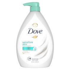 Dove Sensitive Skin Body Wash, Dove Sensitive Skin, Sulfate Free Body Wash, Sensitive Skin Body Wash, Best Body Wash, Dove Body Wash, Natural Body Wash, Gentle Skin Cleanser, Skin Cleanser Products