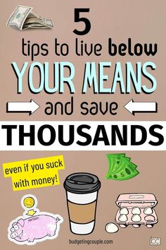 How to Live Below Means: money saving techniques monthly budgeting, Saving Strategies, Smart money saving tips Save Money Monthly, Start Saving Money