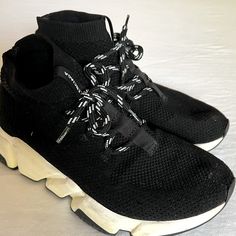 Balenciaga Sock Sneakers. Size 37.5. Used. Balenciaga Sock Sneakers, Balenciaga Sock, Shoes Balenciaga, Sock Sneakers, Balenciaga Black, Balenciaga Shoes, Womens Shoes Sneakers, Balenciaga, Shoes Sneakers