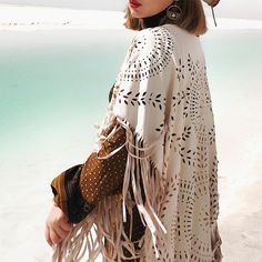 Nya rose bohemian print out tassel shawl in cream Bohemian Shawl, Boho Wardrobe, Shoulder Shawl, Boho Shawl, Rose Clothing, Dream On, Sand Color, Bohemian Style, Soft Fabric