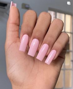 Summer Drip, Nails Styles, Baby Pink Nails, Tapered Square Nails, Instagram Square, Square Nail, Simple Acrylic Nails, Nail Colours, Short Square Acrylic Nails