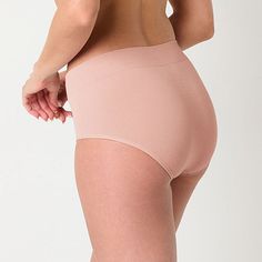 This Ambrielle women's brief panty is perfect for everyday wear thanks to its seamless no-show look under any outfit. It's made from a stretchy ribbed modal-blend and provides full back coverage. Fiber Content: 50% Modal, 45% Nylon, 5% SpandexFabric Description: MicrofiberCare: Machine Wash, Tumble DryMaterial: Nylon, ModalCountry of Origin: Imported Everyday Wear, Product Description, The Originals, Pink, How To Wear