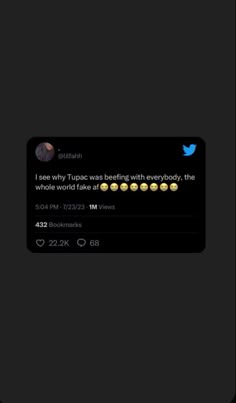 the tweet is being displayed on an iphone's screen, and it looks like