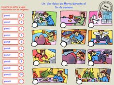 an interactive game for children to learn how to read and understand the words in spanish