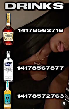 a woman with her mouth open next to a bottle of liquor and the caption reads, drunks