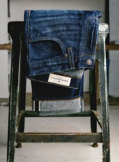 Indigo Selvedge Rigid Denim Jeans, Everyday Indigo Denim Jeans, Washed Blue Selvedge Jeans In Recycled Denim, Recycled Denim Selvedge Jeans In Washed Blue, Blue Cotton Jeans With Double-needle Stitching, Medium Wash Selvedge Jeans In Recycled Denim, Selvedge Washed Blue Cotton Jeans, Rugged Pre-washed Cotton Jeans, Selvedge Washed Blue Denim Jeans