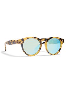 Stinson Sunglasses - Yellow Tortoise Casual Round Sunglasses With Uv Protection, Casual Round Polarized Sunglasses, Casual Round Sunglasses With Mirrored Lenses, Casual Round Sunglasses For Beach, Casual Sunglasses With Mirrored Round Frame, Casual Sunglasses With Mirrored Lenses And Round Frame, Everyday Round Sunglasses With Mirrored Lenses, Everyday Round Frame Sunglasses With Mirrored Lenses, Polarized Round Frame Sunglasses