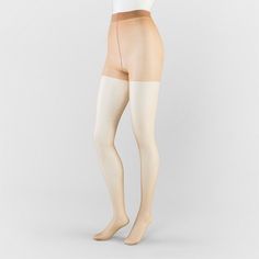 Hanes Premium Women's Silky Sheer Control Top Pantyhose - Nude S Fitted Cream Thigh-high Tights, Cream Fitted Thigh-high Tights, Beige Stretch High-cut Legwear, Beige Stretch Legwear With High-cut Leg, Cream Stretch Thigh High Tights, Stretch Cream Thigh-high Tights, Cream Stretch Thigh-high Tights, Beige Tight Short Leg Hosiery, Beige Tight Short Leg Legwear