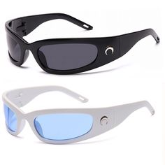 PRICES MAY VARY. 【TRENDY SUNGLASSES】:Sporty sunglasses have made a huge comeback,sleek and futuristic,it's a strong statement to any outfit 【ULTIMATE PROTECTION】:PEGH lens provides 100% UV400 Protection,blocks 100% Harmful UVA,UVB & UVC Rays.It's a perfect companion for sporting,hiking,traveling,or any outdoor activities 【COMFORTABLE】:PEGH moon sunglasses is made of high quality plastic ,it's super lightweight, you can wear it for long time without fatigue,also can save you from the embarrassing Moon Sunglasses, Wrap Around Sunglasses, Sunglasses Y2k, Sporty Sunglasses, Life Hack Quotes, Moon Decor, Trendy Sunglasses, Silver Mirror, Marine Serre