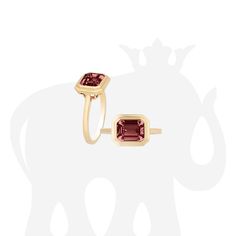 JR0367-MTECPTY "Limited Edition" Pink Tourmaline Horizontal Emerald Cut Ring in 18K Yellow Gold Stone Size: 10.7 x 5.6 mm Approx. Stone Wt: 4.85 Carats Elegant Tourmaline Rings In Yellow Gold, Elegant Yellow Gold Tourmaline Birthstone Ring, Elegant Yellow Gold Tourmaline Rings, Gia Certified Tourmaline Rings For Formal Occasions, Luxury Tourmaline Jewelry With Prong Setting, Formal Tourmaline Rings With Bezel Setting, Formal Tourmaline Ring With Baguette Cut, Formal Tourmaline Ring With Bezel Setting, Formal Tourmaline Baguette Cut Rings