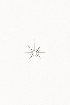 the star is drawn in black ink on white paper