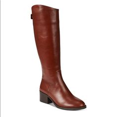 Womens Ceriel Leather Solid Knee-High Riding Boots, Brown, Size 8m Wide Calf, Nib Inc International Concepts Is Classic, Versatile Fashion For Men And Women. Affordable Quality Professional And Casual Wardrobe Wear. Brand: Inc Style: Knee High Boots Gender: Women's Color: Cognac Sizing: Usa Heel Height: 2.5” Shaft Height: 14” Calf Width: 17” Toe Shape: Round Upper Material: Leather Brown Leather Knee-high Riding Boots, Fall Riding Leather Heeled Boots, Knee-high Leather Riding Boots, Leather Riding Boots With Almond Toe, Leather Riding Heeled Boots For Fall, Leather Heeled Boots For Riding In Fall, Casual Leather Knee-high Boots For Office, Medium Width Leather Riding Boots, Leather Knee-high Riding Boots For Fall