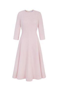 Lucy Midi Dress | Pink Shimmer Tweed | Luxury Occasion Dresses | Suzannah London Suzannah London, Circular Skirt, London Boutique, Black Tie Affair, Royal Outfits, Daytime Dresses, Princess Outfits, Fashion Attire, Complete Outfits