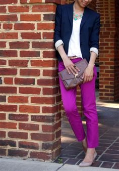 Recipes Chili, Bright Pants, The Holy Bible, Purple Pants, Casual Workwear, Fashion Victim, Top Secret, Work Attire, My Day