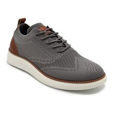 Step into comfort and style with these Akademiks men's wingtip knit oxford shoes. Click this FOOTWEAR GUIDE to find the perfect fit and more! Step into comfort and style with these Akademiks men's wingtip knit oxford shoes. Click this FOOTWEAR GUIDE to find the perfect fit and more! FEATURES Breathable knit design upper Memory foam for all day comfort Lace-up closure for a secure fitDETAILS Polyester knit fabric upper and lining Synthetic thermoplastic polyvinyl chloride midsole and outsole Roun Polyvinyl Chloride, Knitting Designs, Memory Foam, Knitted Fabric, Oxford Shoes, Knit Fabric, Men's Shoes, Oxford, Perfect Fit